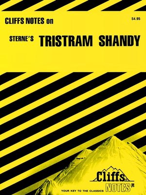 cover image of CliffsNotes on Sterne's Tristram Shandy